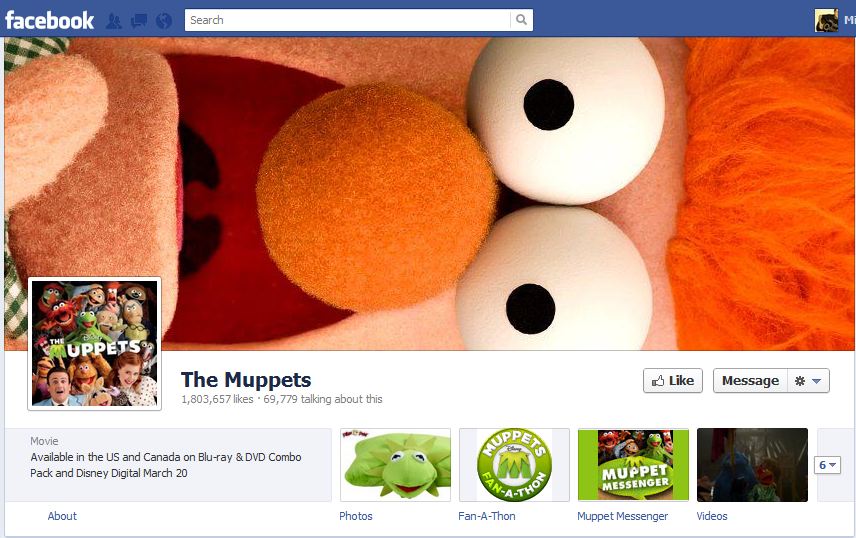 The Muppets Facebook Brand Timeline The Muppets Facebook Brand Timeline