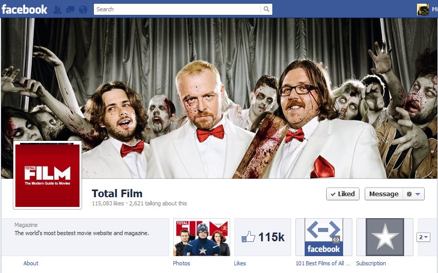 Total Film Facebook Brand Timeline Total Film Facebook Brand Timeline